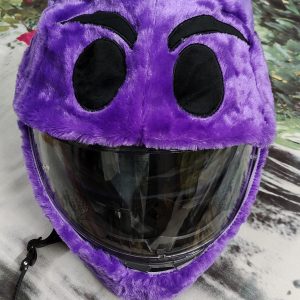 Purple Fancy Helmet Cover In Bangladesh